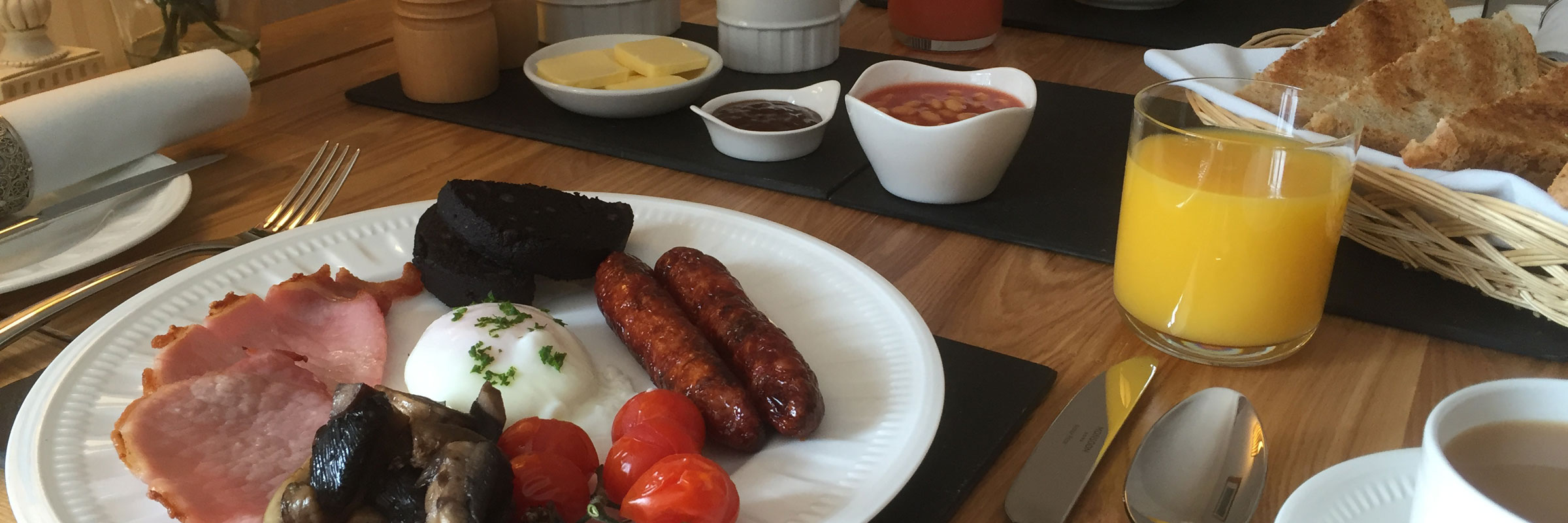 Our Food - Award winning breakfast at luxury B&B Yorkshire Dales